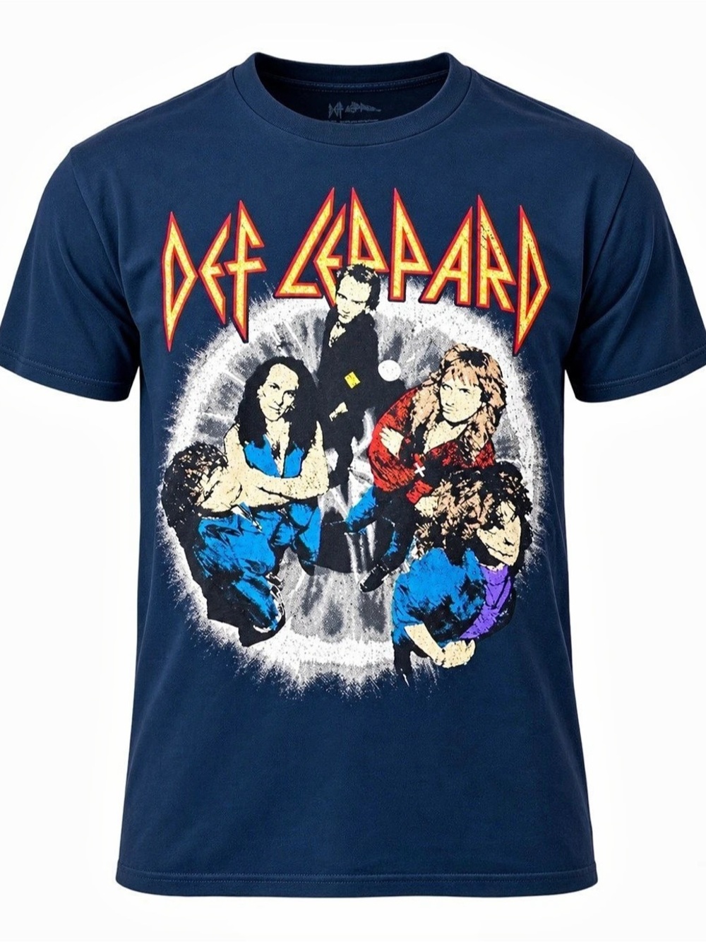 Def Leppard graphic tee in Blue Size Large